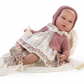 Кукла реборн Кайетана с пледом, 46 см. (Asi, 474490)